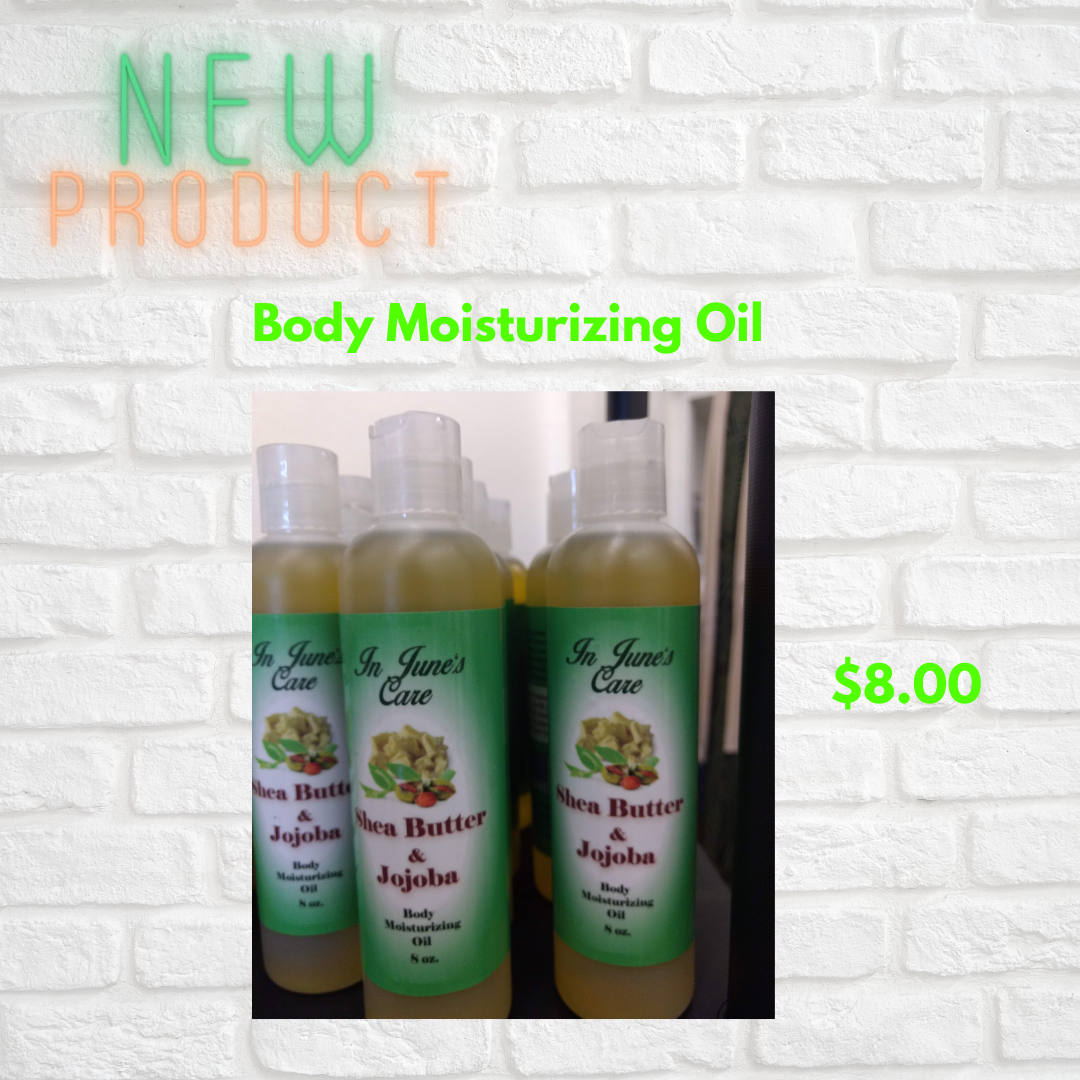 Introducing In June's Care - Shea Butter & Jojoba Body Moisturizing Oil